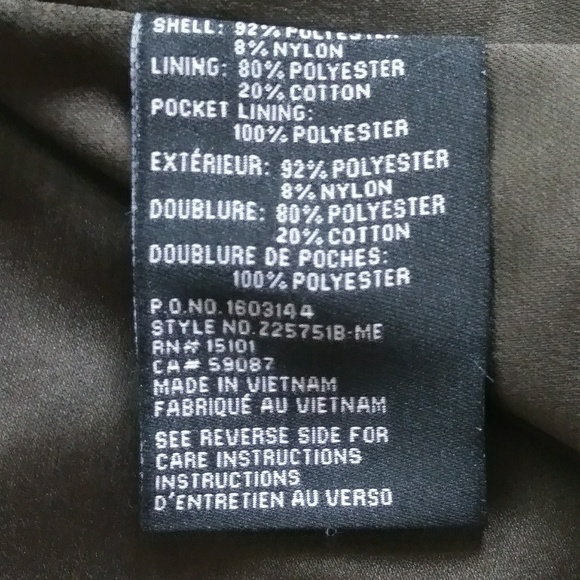 SALE! NWT Jones New York Hooded Rain Jacket - Picture 6 of 7